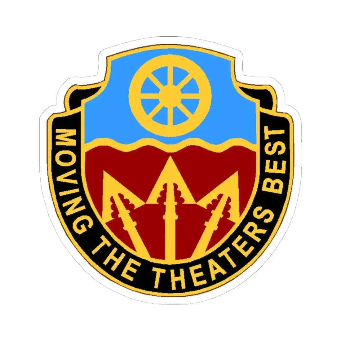 272 Transportation Battalion (U.S. Army) STICKER Vinyl Kiss-Cut Decal 4 Inch White - The Sticker Space