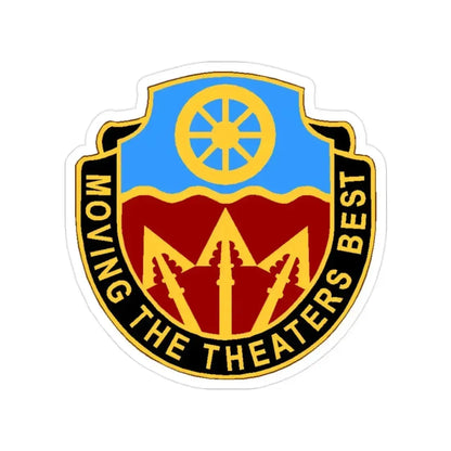 272 Transportation Battalion (U.S. Army) Transparent STICKER Die-Cut Vinyl Decal 2 Inch - The Sticker Space