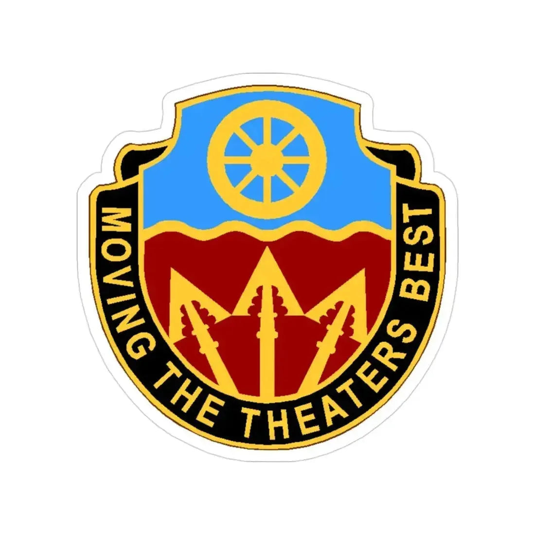 272 Transportation Battalion (U.S. Army) Transparent STICKER Die-Cut Vinyl Decal 3 Inch - The Sticker Space