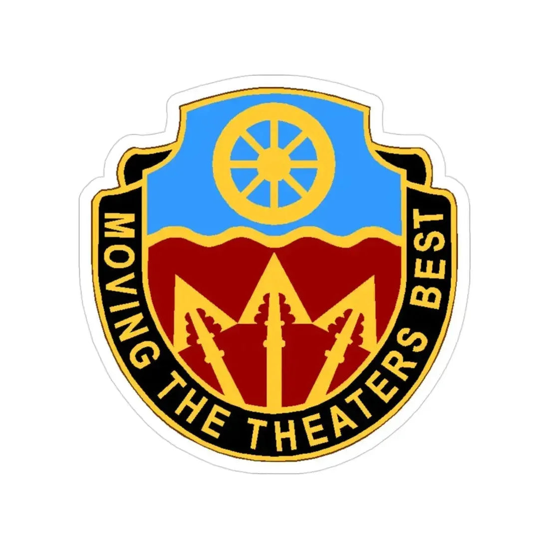 272 Transportation Battalion (U.S. Army) Transparent STICKER Die-Cut Vinyl Decal 3 Inch - The Sticker Space