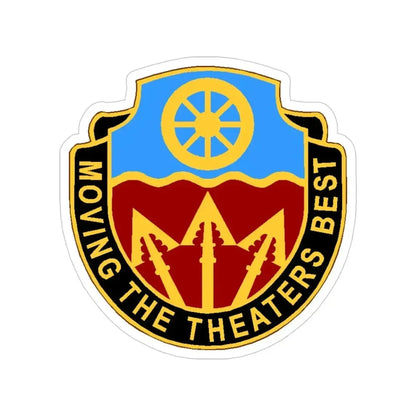 272 Transportation Battalion (U.S. Army) Transparent STICKER Die-Cut Vinyl Decal 4 Inch - The Sticker Space