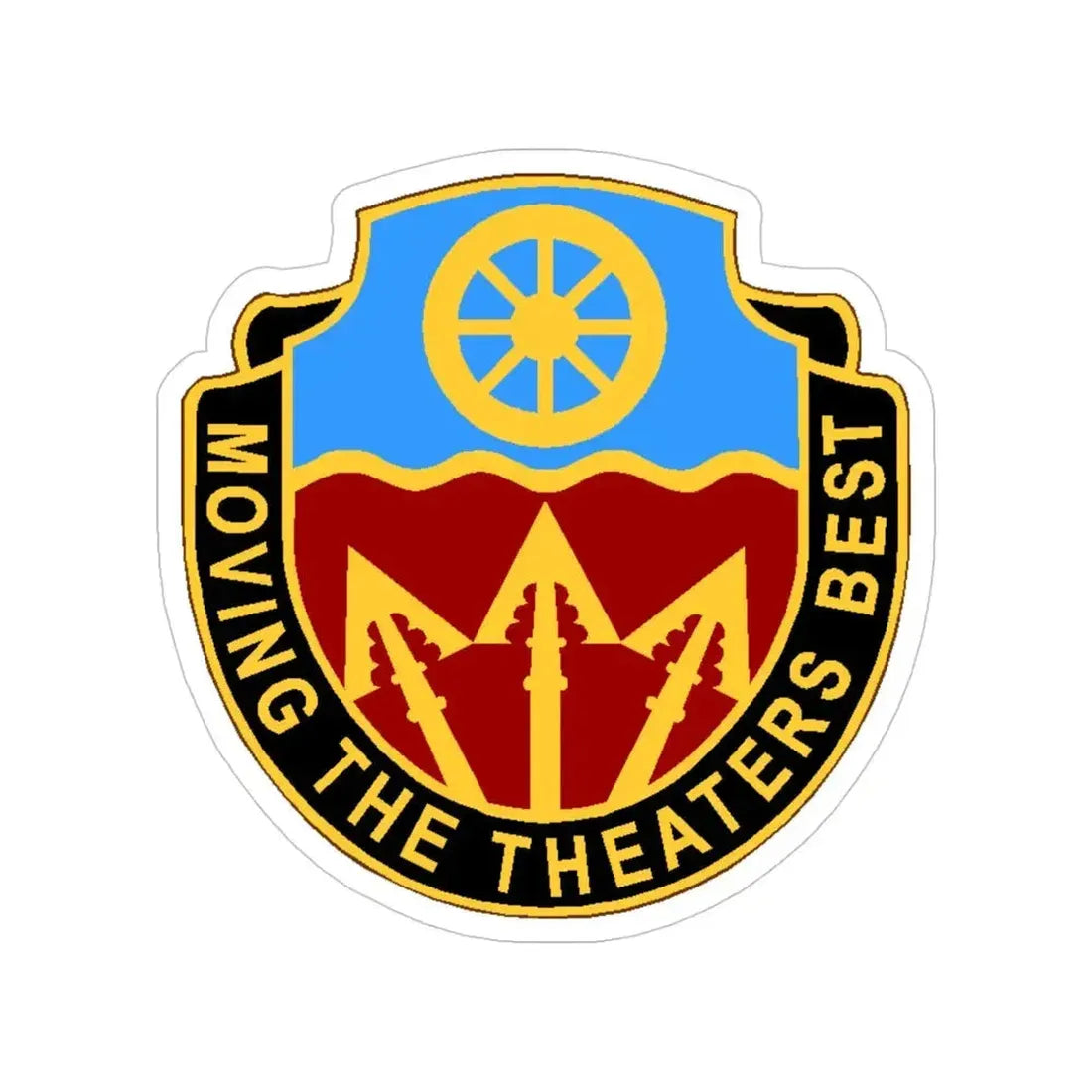 272 Transportation Battalion (U.S. Army) Transparent STICKER Die-Cut Vinyl Decal 4 Inch - The Sticker Space