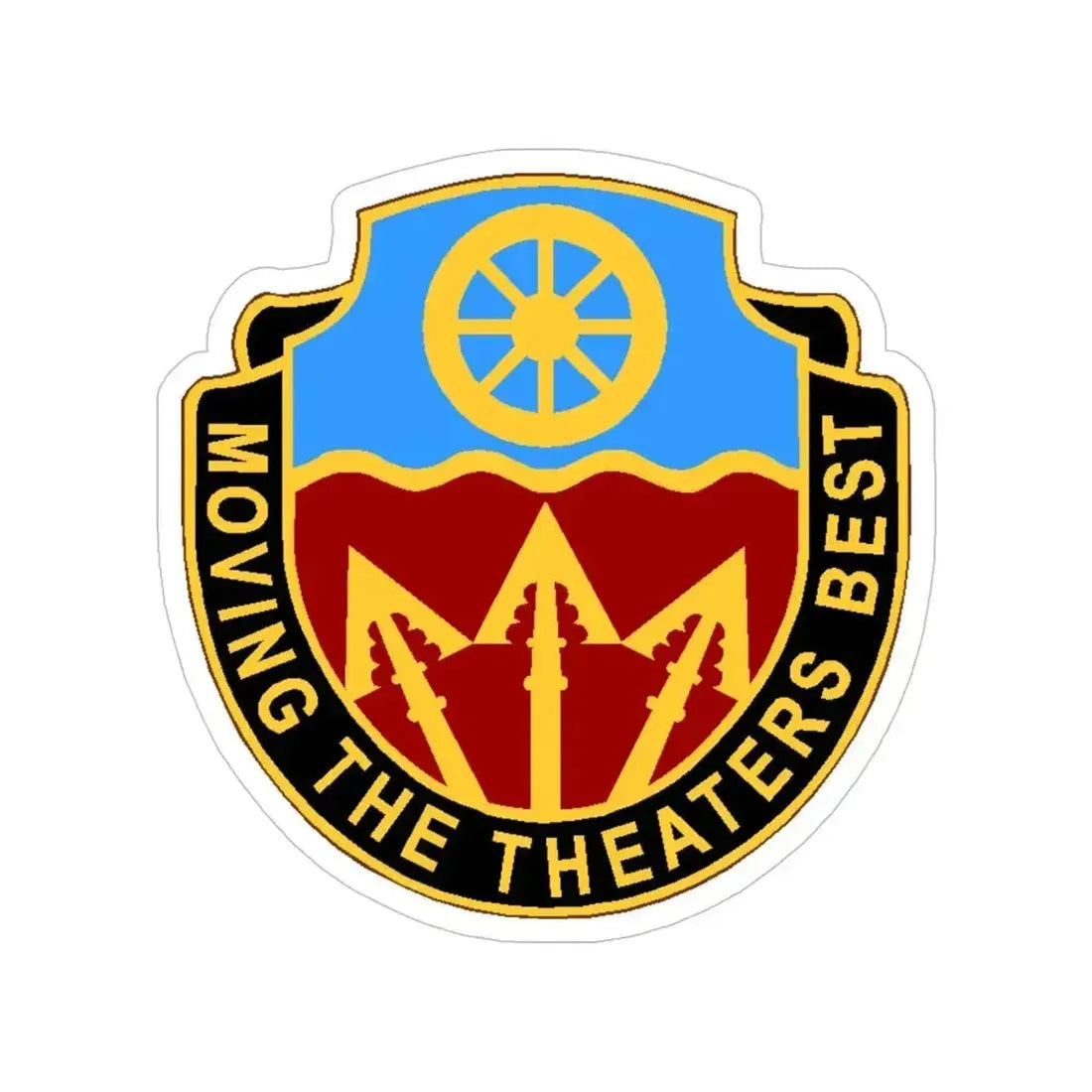 272 Transportation Battalion (U.S. Army) Transparent STICKER Die-Cut Vinyl Decal 5 Inch - The Sticker Space