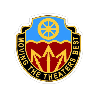 272 Transportation Battalion (U.S. Army) Transparent STICKER Die-Cut Vinyl Decal 5 Inch - The Sticker Space