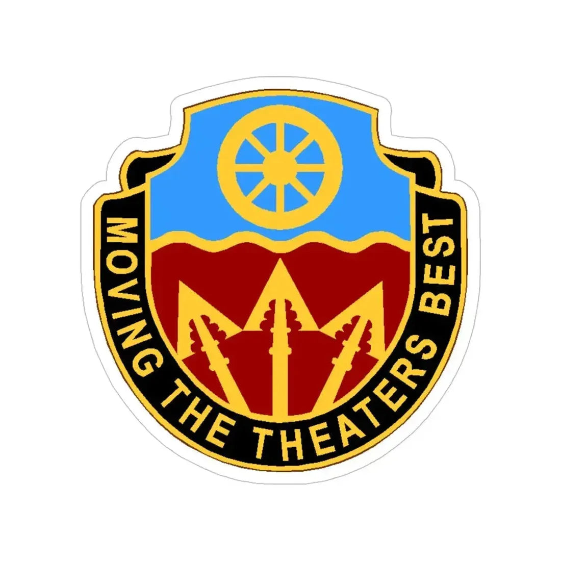 272 Transportation Battalion (U.S. Army) Transparent STICKER Die-Cut Vinyl Decal 6 Inch - The Sticker Space