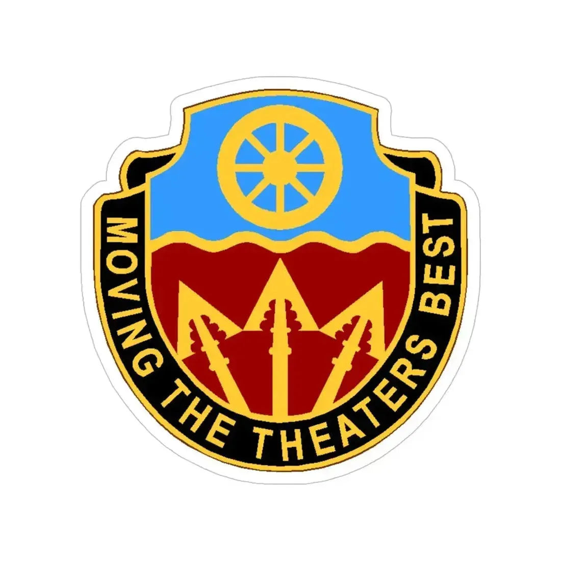 272 Transportation Battalion (U.S. Army) Transparent STICKER Die-Cut Vinyl Decal 6 Inch - The Sticker Space