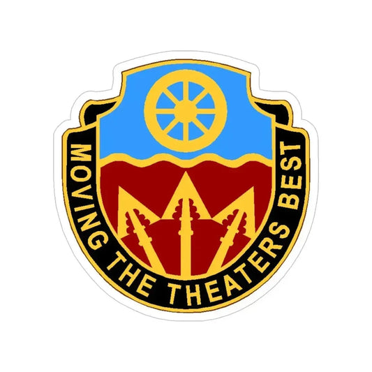 272 Transportation Battalion (U.S. Army) Transparent STICKER Die-Cut Vinyl Decal 6 Inch - The Sticker Space