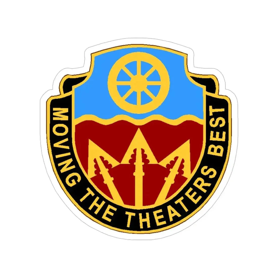 272 Transportation Battalion (U.S. Army) Transparent STICKER Die-Cut Vinyl Decal - The Sticker Space