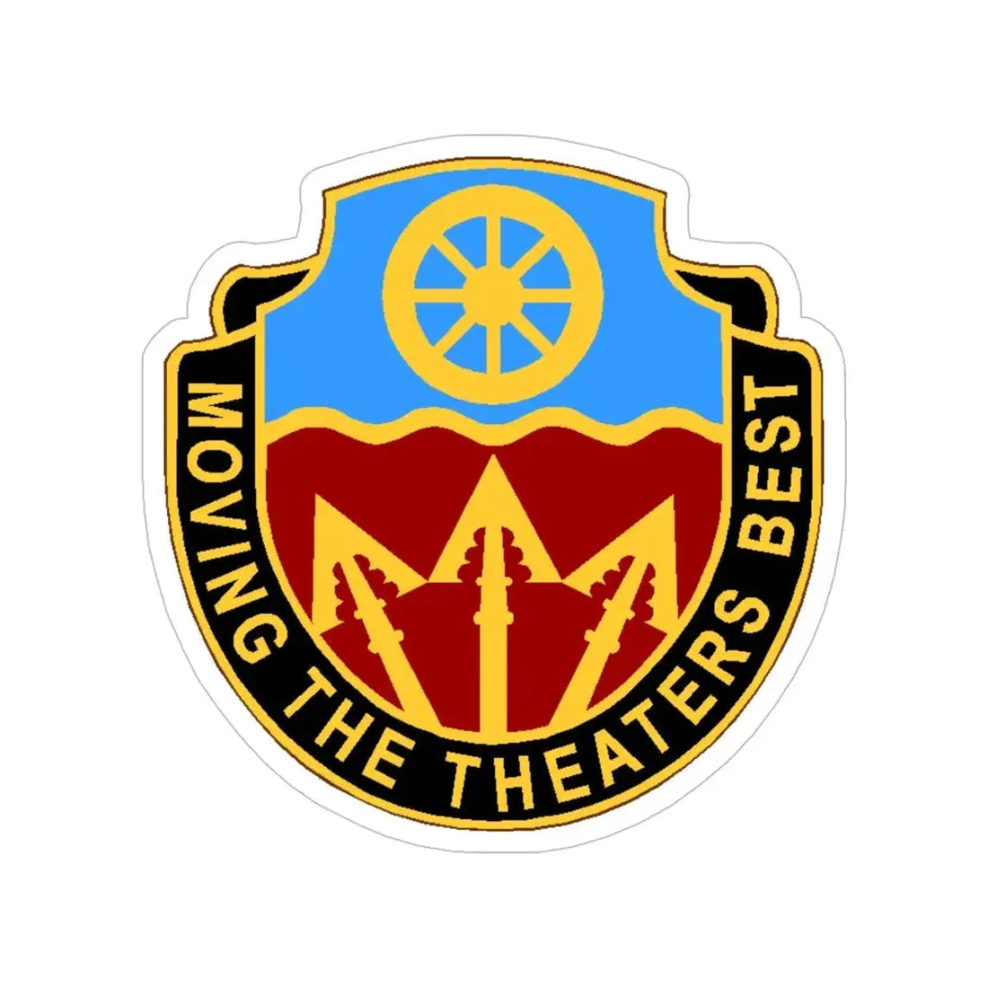 272 Transportation Battalion (U.S. Army) Transparent STICKER Die-Cut Vinyl Decal - The Sticker Space