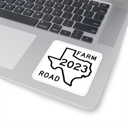 Texas FM 2023 1956 (Texas) (Road Sign) STICKER Vinyl Kiss-Cut Decal