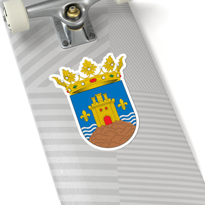 Escudo de Peñíscola (Spain) (Coat of Arms) STICKER Vinyl Kiss-Cut Decal