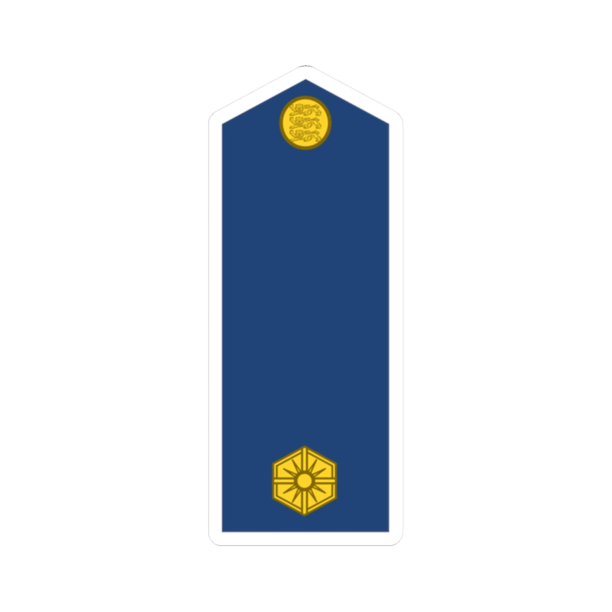 Estonia AirForce OF D (Estonia) (Military Rank) STICKER Vinyl Kiss-Cut Decal