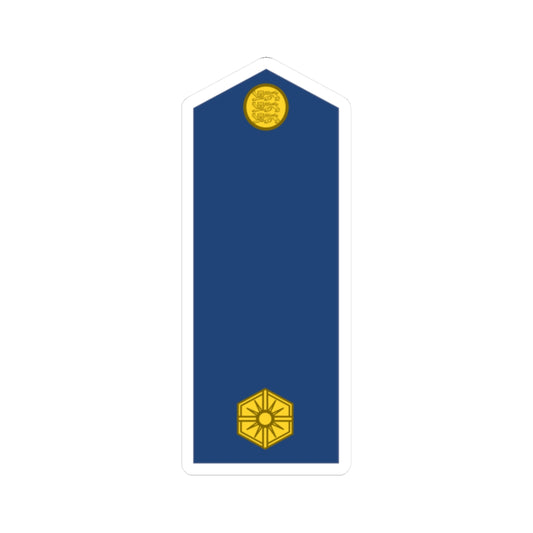 Estonia AirForce OF D (Estonia) (Military Rank) STICKER Vinyl Kiss-Cut Decal