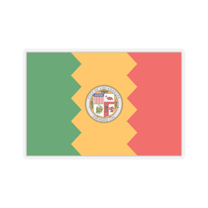 Flag of Los Angeles, California - STICKER Vinyl Kiss-Cut Decal