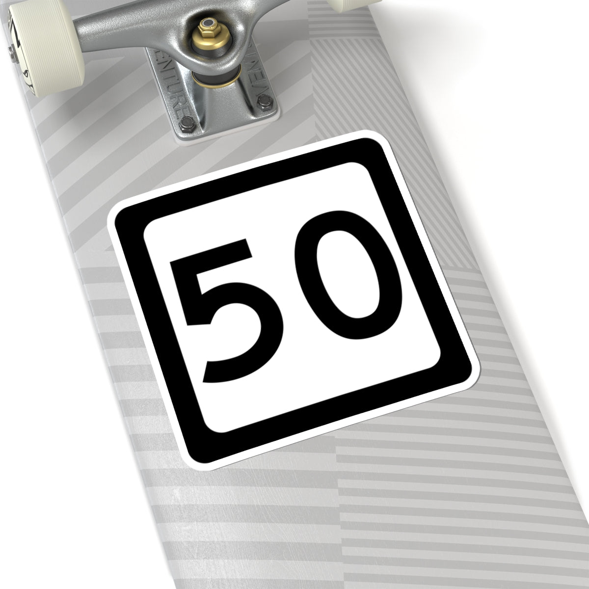 WV-50 (Virginia) (Road Sign) STICKER Vinyl Kiss-Cut Decal