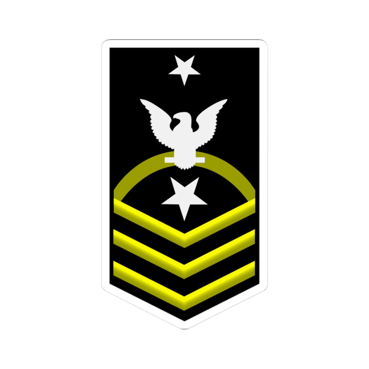 CMDCS (United States) (Military Rank) STICKER Vinyl Kiss-Cut Decal