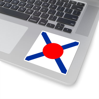 Flag of Japan Customs 1871-1873 (Japan) STICKER Vinyl Kiss-Cut Decal