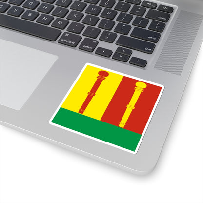 CHE Gonten Flag (Switzerland) STICKER Vinyl Kiss-Cut Decal