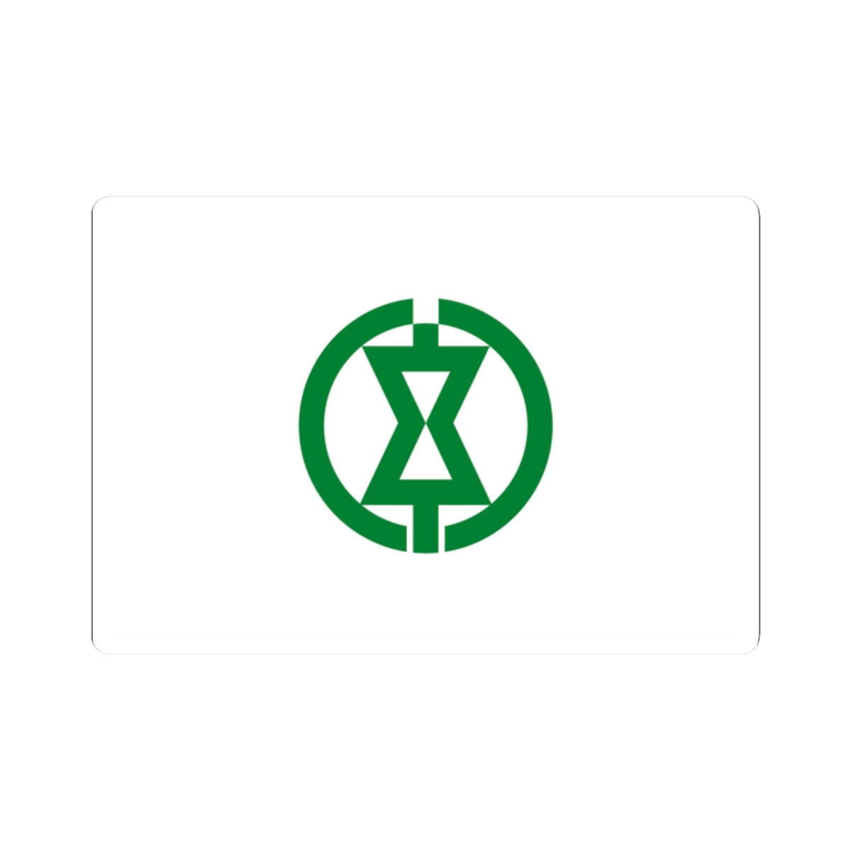 Flag of Monbetsu Hokkaido (Japan) STICKER Vinyl Kiss-Cut Decal
