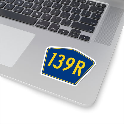 PR secondary 139R (Puerto Rico) (Road Sign) STICKER Vinyl Kiss-Cut Decal