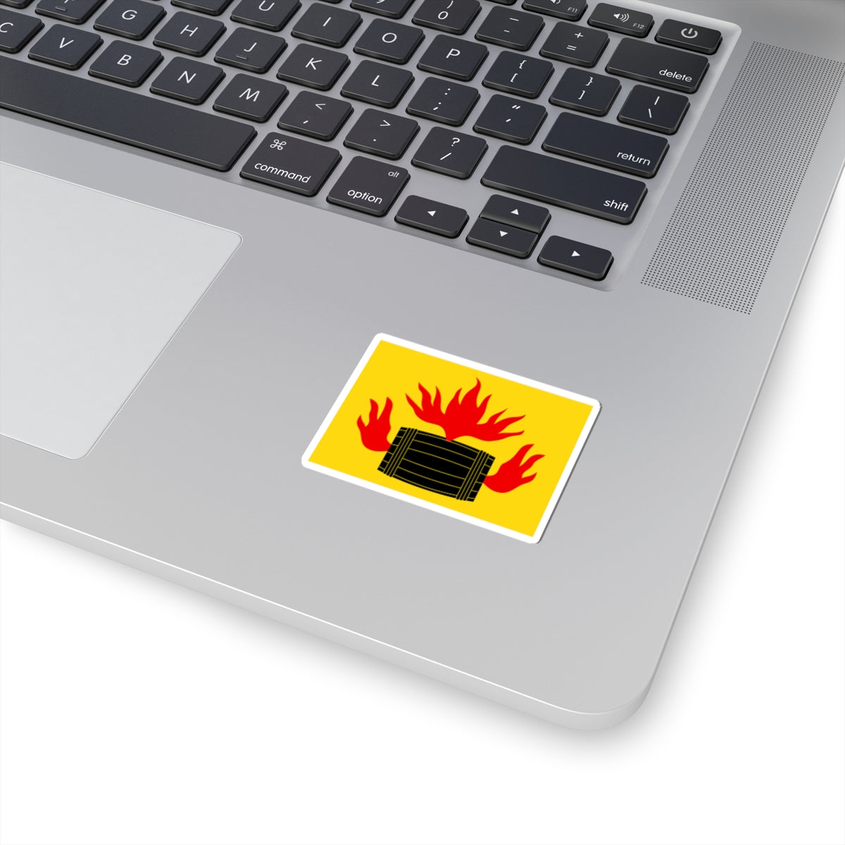 Kokkola.flag (Finland) STICKER Vinyl Kiss-Cut Decal