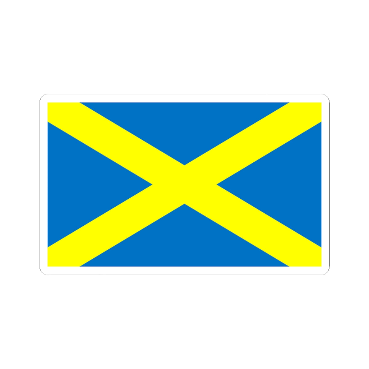 Saint Albans cross (England) STICKER Vinyl Kiss-Cut Decal