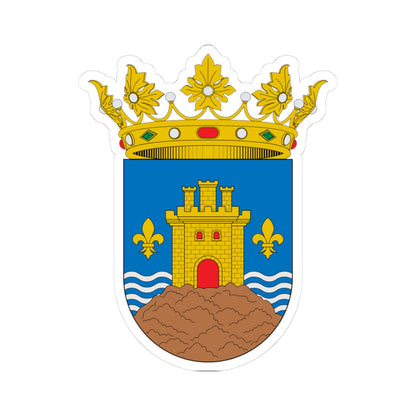 Escudo de Peñíscola (Spain) (Coat of Arms) STICKER Vinyl Kiss-Cut Decal
