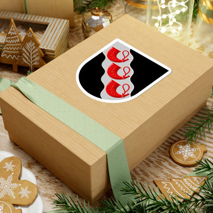 Äänekoski.vaakuna.1954 (Finland) (Coat of Arms) STICKER Vinyl Kiss-Cut Decal