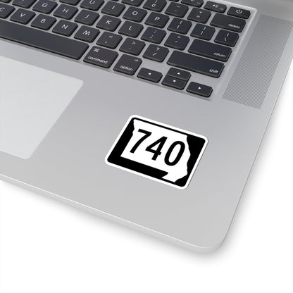 MO-740 (Missouri) (Road Sign) STICKER Vinyl Kiss-Cut Decal
