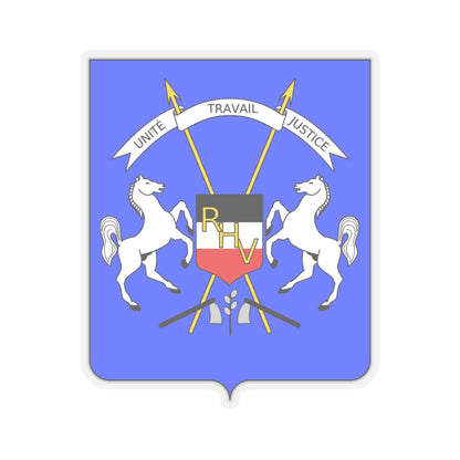 Coat of arms of Upper Volta - STICKER Vinyl Kiss-Cut Decal