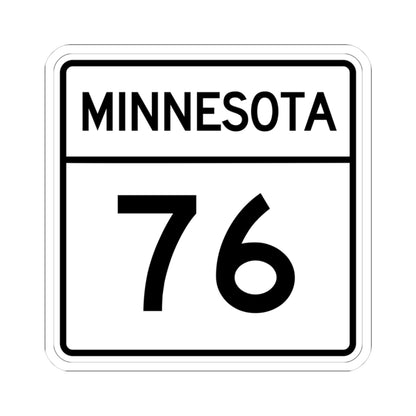 MN-76 1948 (Minnesota) (Road Sign) STICKER Vinyl Kiss-Cut Decal