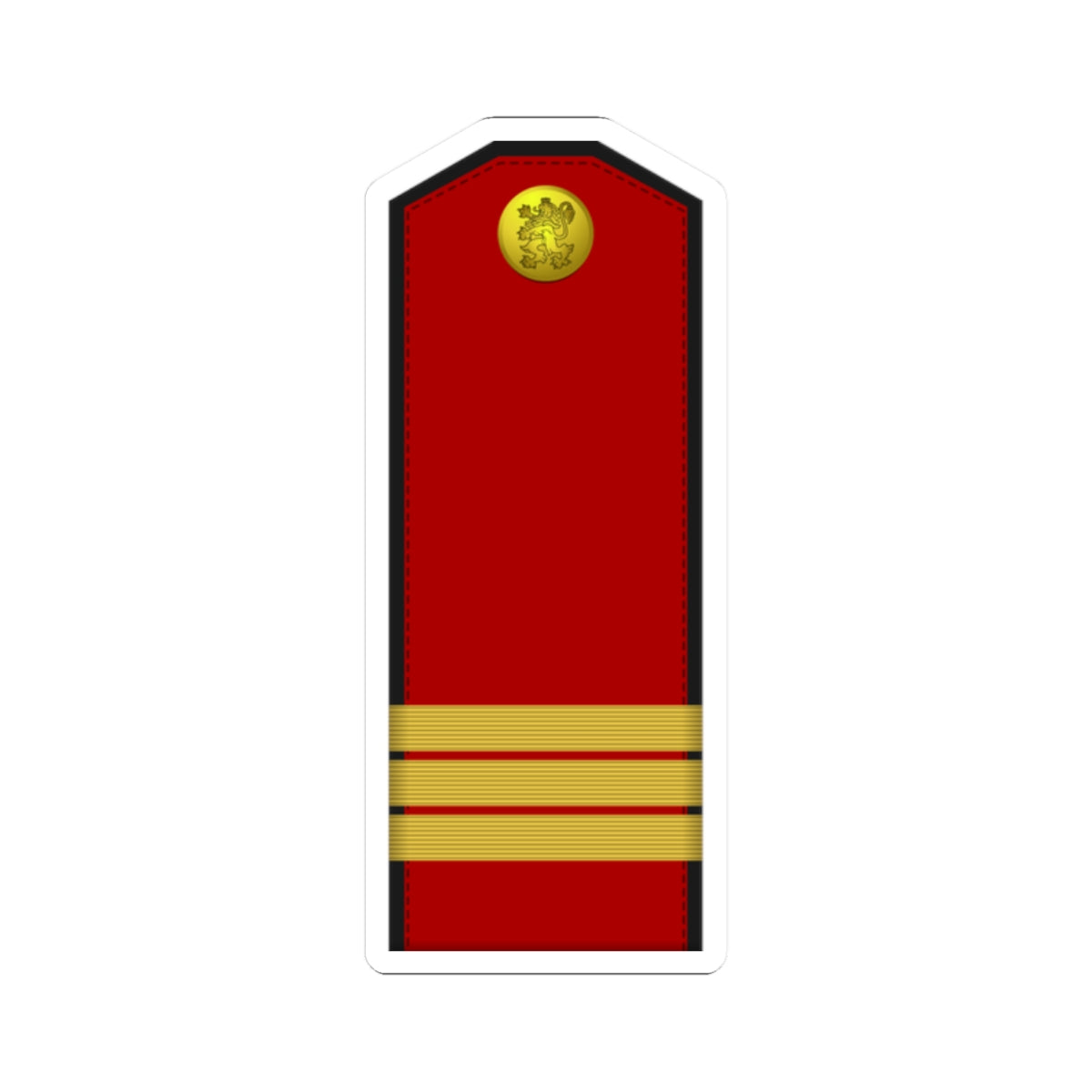 Bulgaria Army OR 6 (Bulgaria) (Military Rank) STICKER Vinyl Kiss-Cut Decal