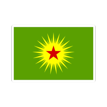Flag of Koma Civakên Kurdistanê (Iraq) STICKER Vinyl Kiss-Cut Decal