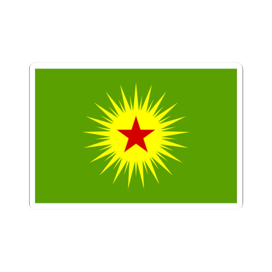 Flag of Koma Civakên Kurdistanê (Iraq) STICKER Vinyl Kiss-Cut Decal