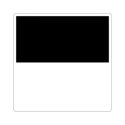 Flag of Canton of Fribourg (Switzerland) STICKER Vinyl Kiss-Cut Decal