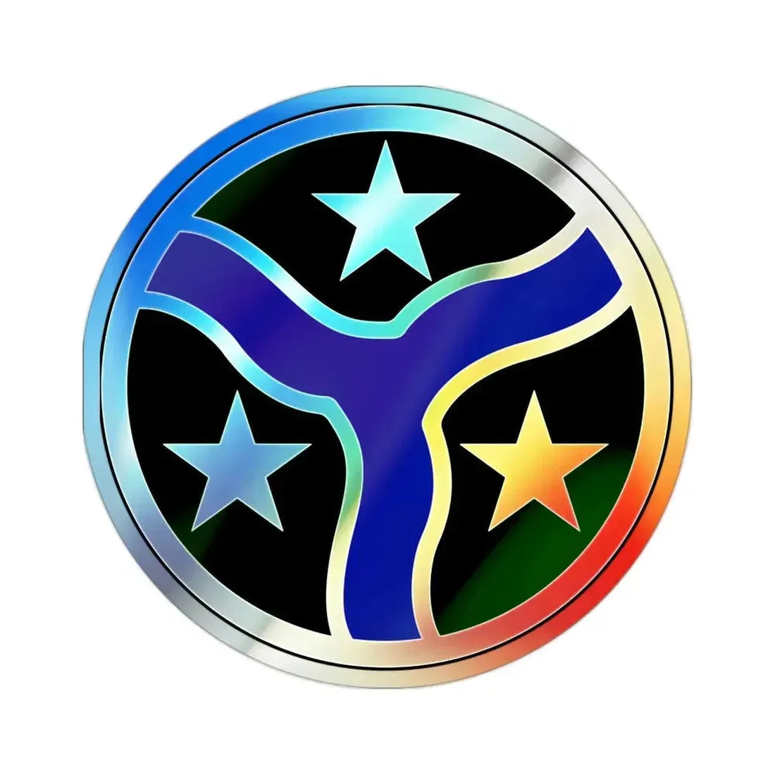 278th Armored Cavalry Regiment (U.S. Army) Holographic STICKER Die-Cut Vinyl Decal 2 Inch Holographic - The Sticker Space