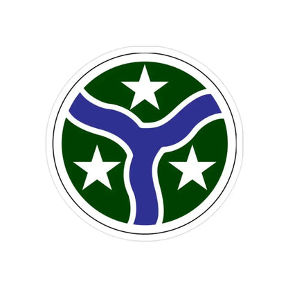 278th Armored Cavalry Regiment (U.S. Army) REVERSE PRINT Transparent Die-Cut STICKER 2 Inch Die-Cut Transparent - The Sticker Space