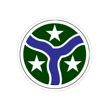 278th Armored Cavalry Regiment (U.S. Army) REVERSE PRINT Transparent Die-Cut STICKER 6 Inch Die-Cut Transparent - The Sticker Space