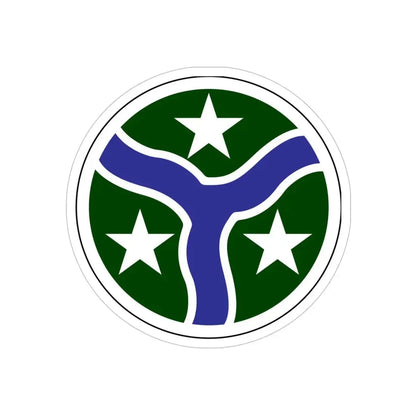 278th Armored Cavalry Regiment (U.S. Army) REVERSE PRINT Transparent Die-Cut STICKER - The Sticker Space