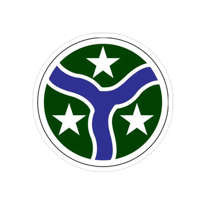278th Armored Cavalry Regiment (U.S. Army) REVERSE PRINT Transparent Die-Cut STICKER - The Sticker Space
