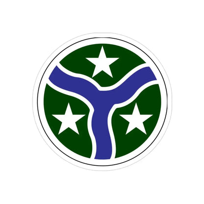 278th Armored Cavalry Regiment (U.S. Army) REVERSE PRINT Transparent Die-Cut STICKER - The Sticker Space