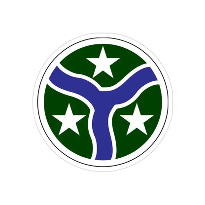 278th Armored Cavalry Regiment (U.S. Army) REVERSE PRINT Transparent Die-Cut STICKER - The Sticker Space