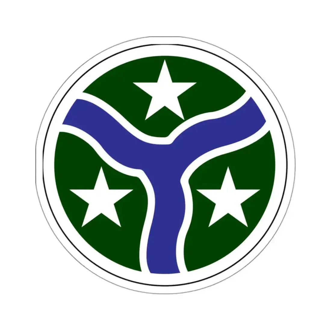 278th Armored Cavalry Regiment (U.S. Army) STICKER Vinyl Kiss-Cut Decal 3 Inch White - The Sticker Space