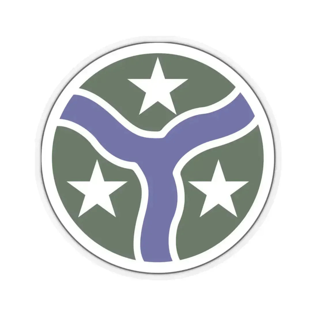 278th Armored Cavalry Regiment (U.S. Army) STICKER Vinyl Kiss-Cut Decal 4 Inch Transparent - The Sticker Space