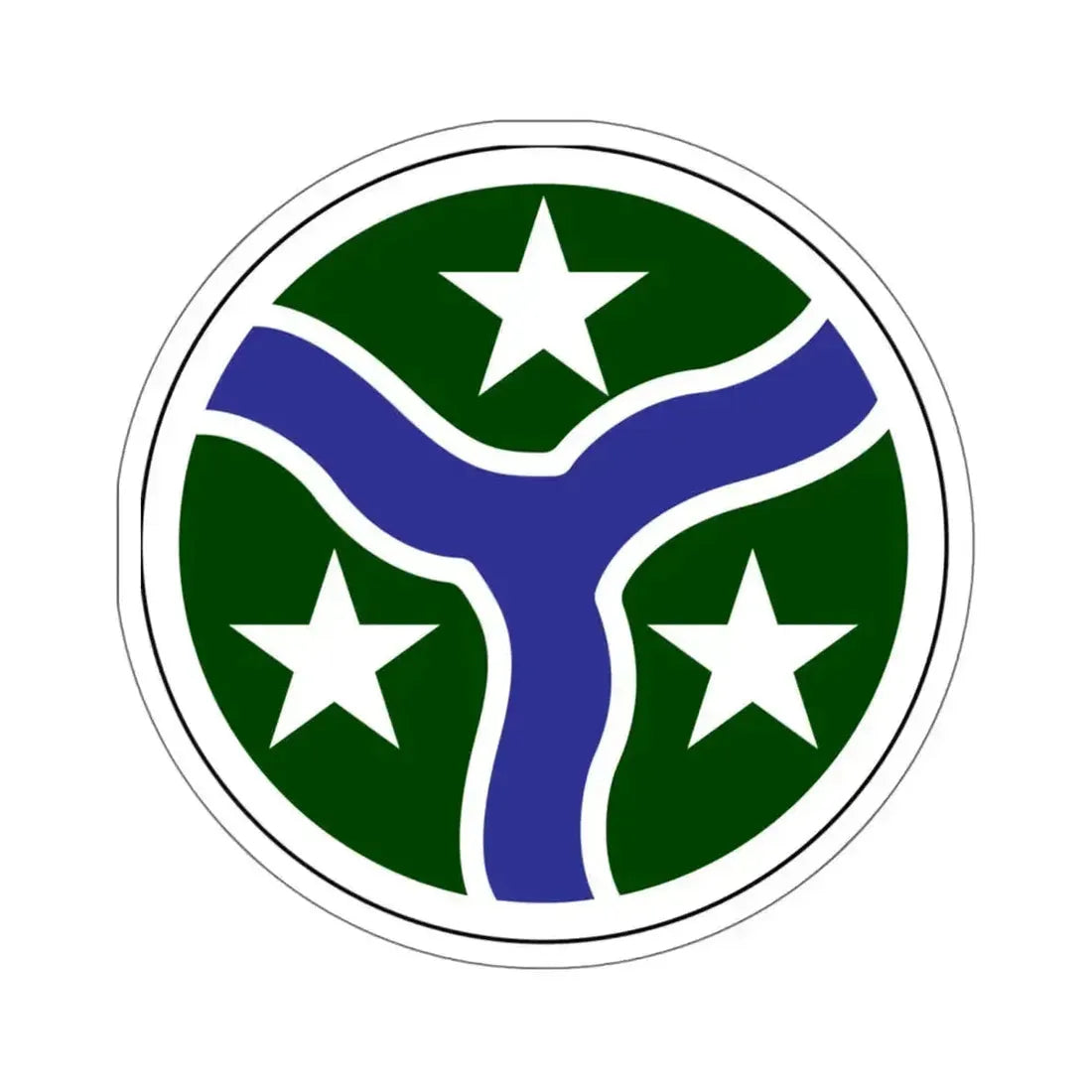 278th Armored Cavalry Regiment (U.S. Army) STICKER Vinyl Kiss-Cut Decal 6 Inch White - The Sticker Space