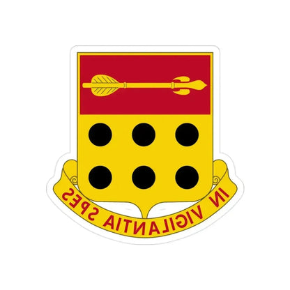 278th Artillery Regiment (U.S. Army) REVERSE PRINT Transparent Die-Cut STICKER 2 Inch Die-Cut Transparent - The Sticker Space