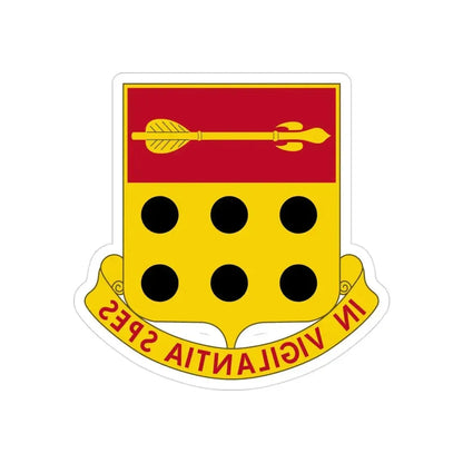 278th Artillery Regiment (U.S. Army) REVERSE PRINT Transparent Die-Cut STICKER - The Sticker Space