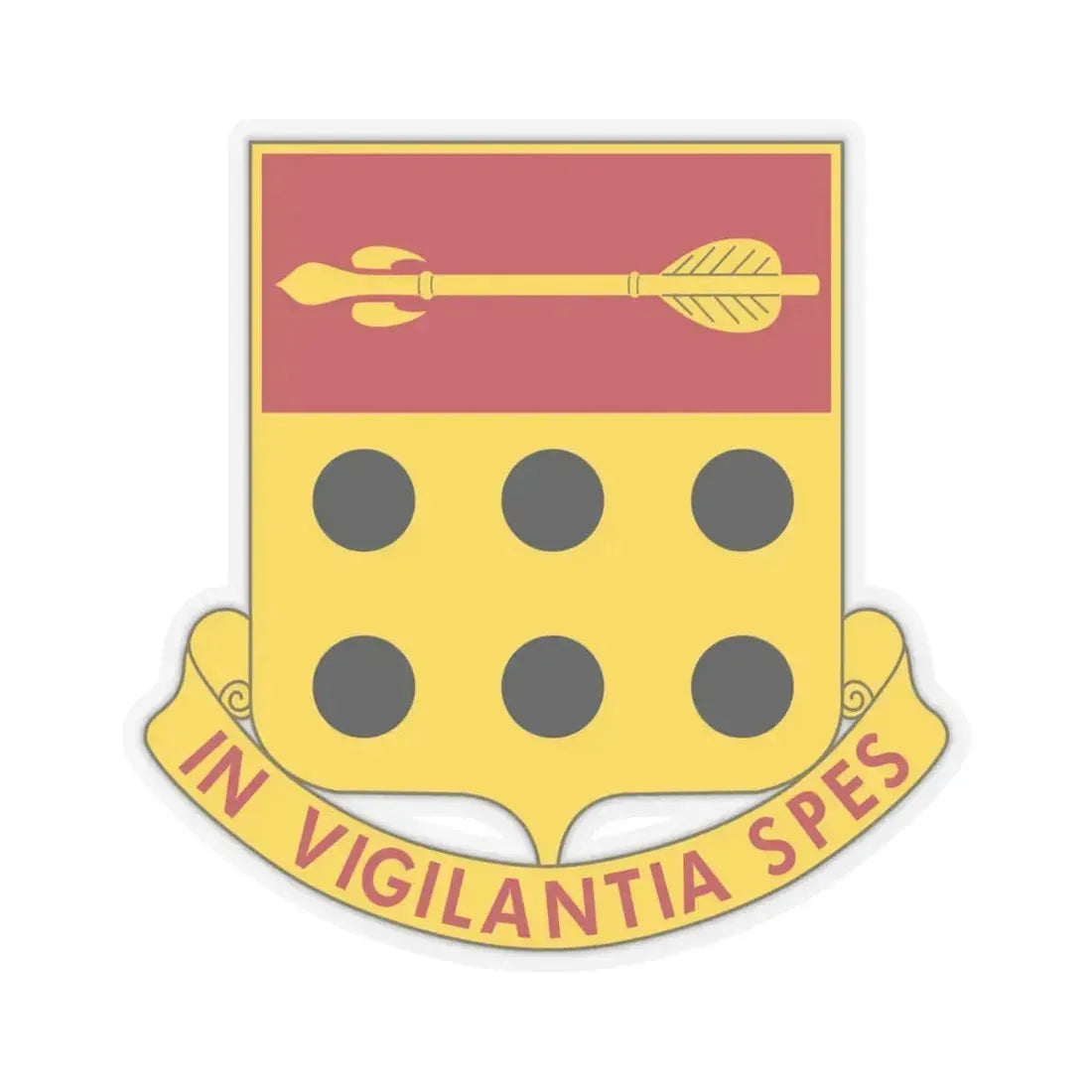 278th Artillery Regiment (U.S. Army) STICKER Vinyl Kiss-Cut Decal 4 Inch Transparent - The Sticker Space