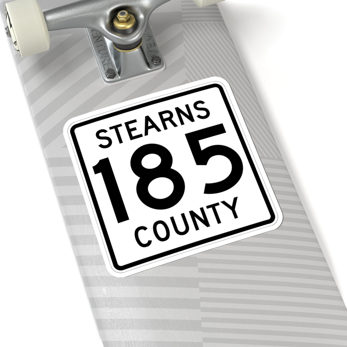 Stearns County Route 185 (Minnesota) (Road Sign) STICKER Vinyl Kiss-Cut Decal