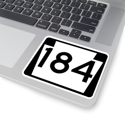 PA-184 (Pennsylvania) (Road Sign) STICKER Vinyl Kiss-Cut Decal